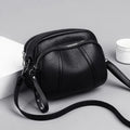 PU Leather Casual Crossbody Bag for Women | Shell Purse & Handbag (Lady Luxury Design Small Shoulder Messenger Bag)