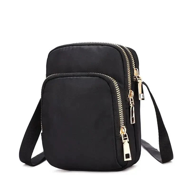 New Trendy Crossbody Zipper  Shoulder Bag For Ladies And Girls Multifunction Handbag Wrist Purse For Females