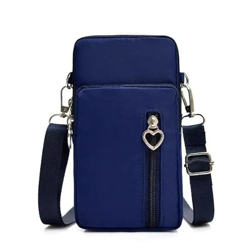 New Trendy Crossbody Zipper  Shoulder Bag For Ladies And Girls Multifunction Handbag Wrist Purse For Females